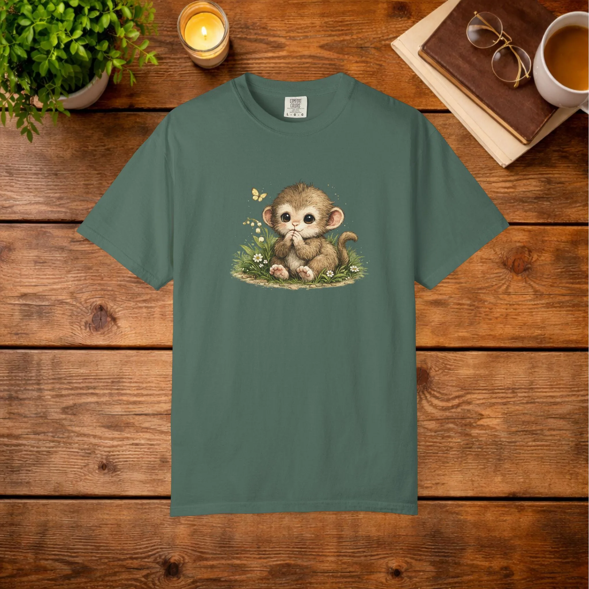 View 4 of Baby Monkey Butterfly T-shirt