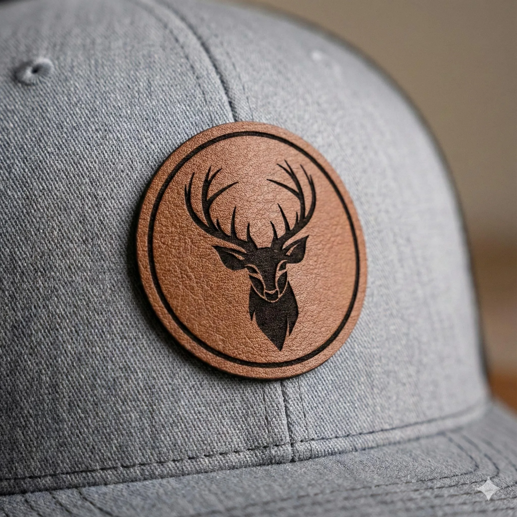View 3 of Deer Head Trucker Hat