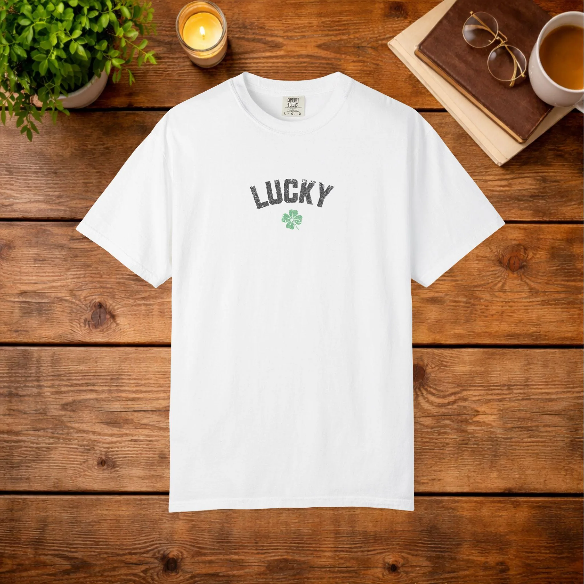 View 6 of Lucky Four Leaf Clover T-shirt