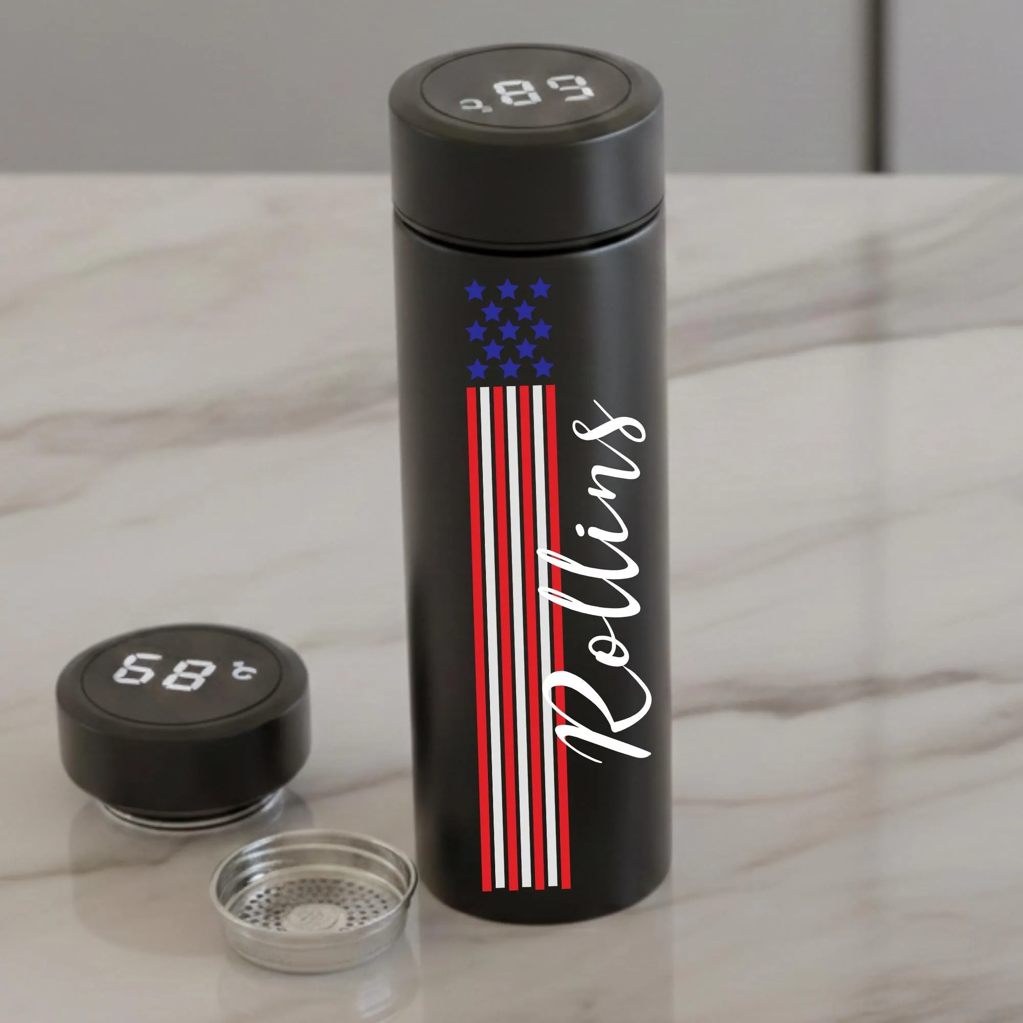 Personalized American Flag Tumbler