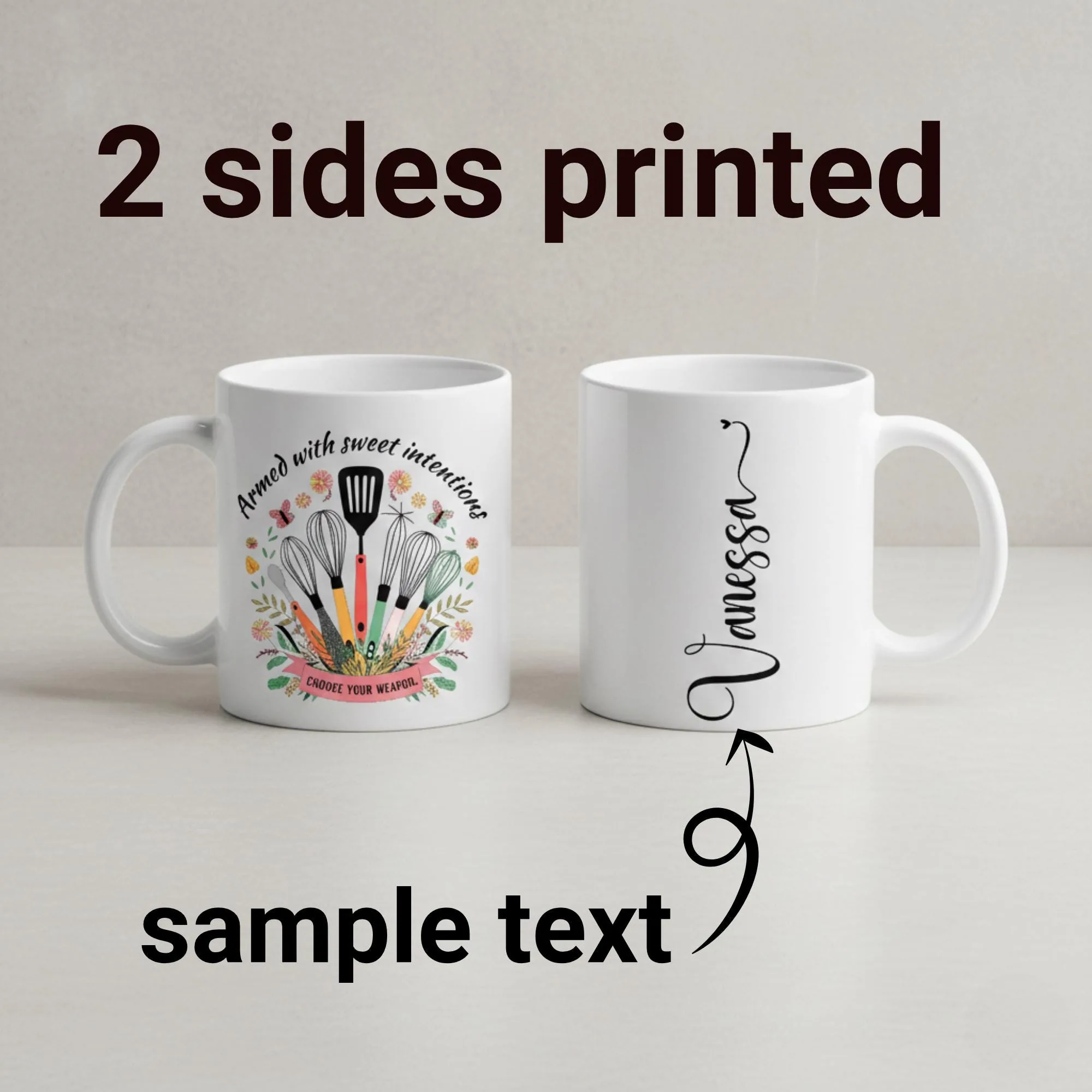 View 2 of Personalized Baking Coffee Mug