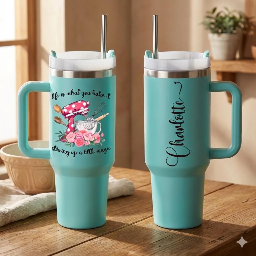 View 5 of Personalized Baking Tumbler