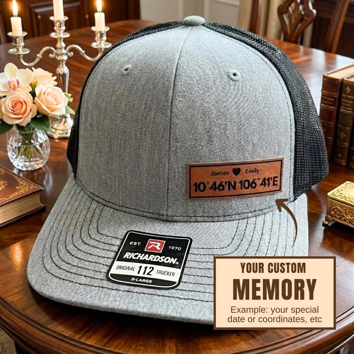 Personalized Coordinates Trucker Hat