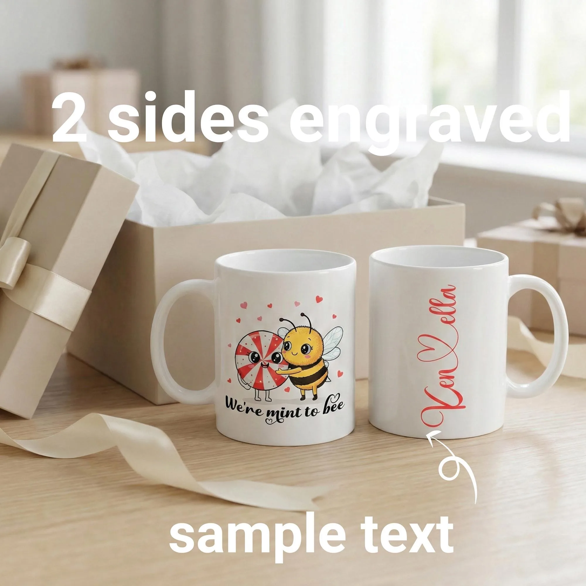 View 2 of Personalized Couple Mug