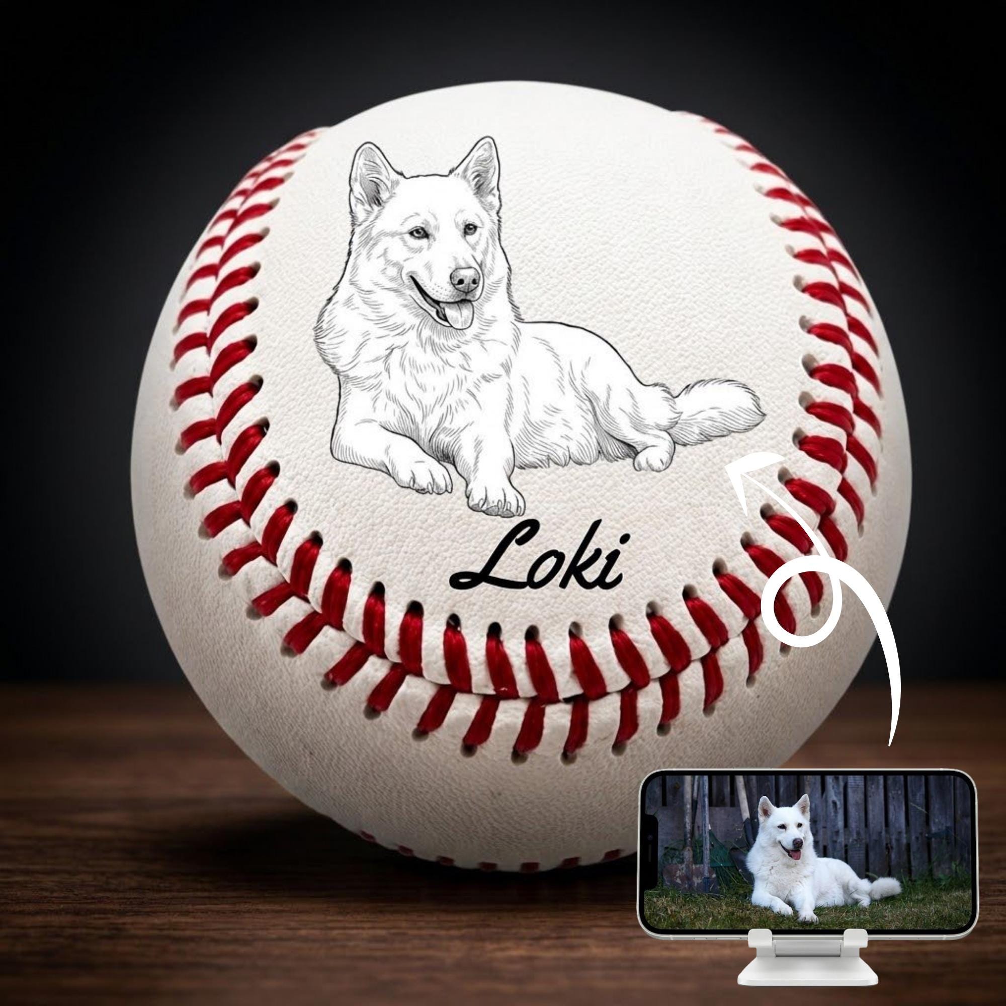 Personalized Laser Engraved Baseball