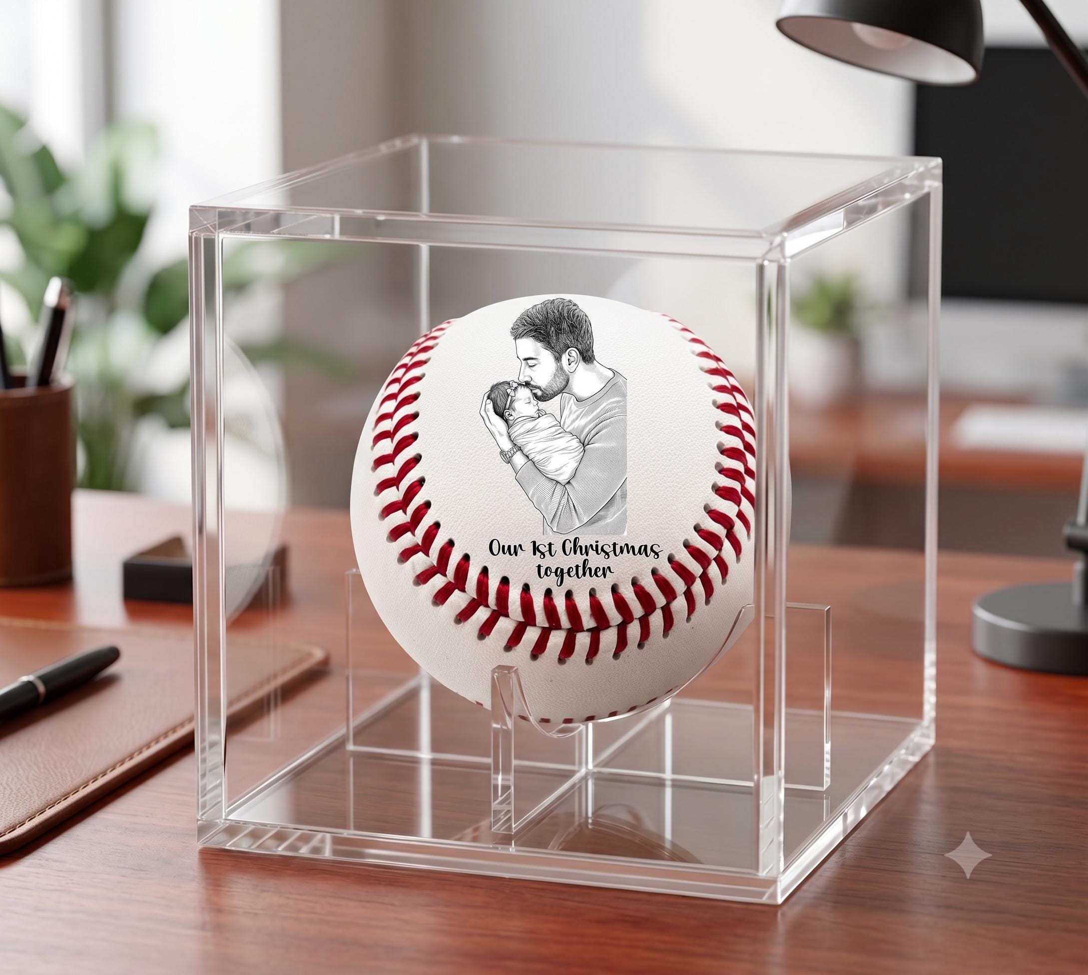 View 4 of Personalized Laser Engraved Baseball