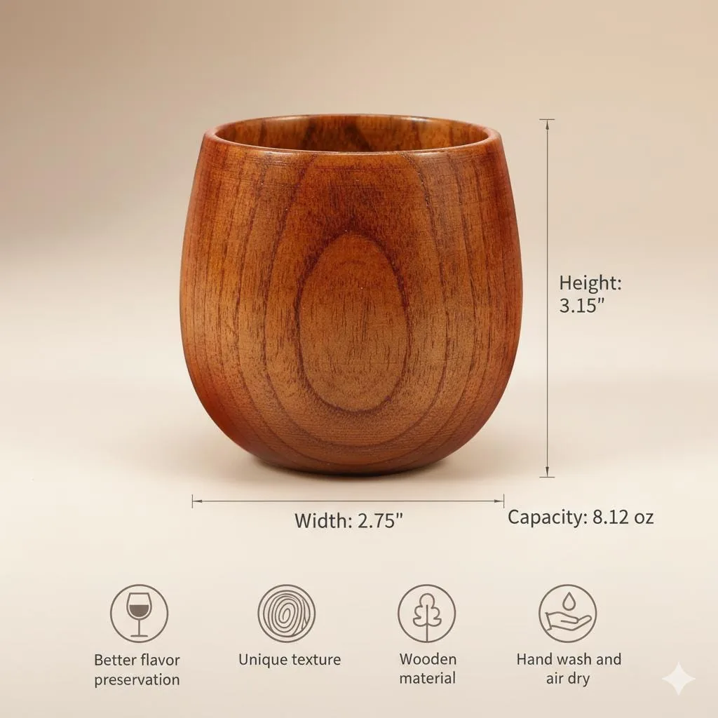 View 6 of Personalized Wooden Whiskey Cup