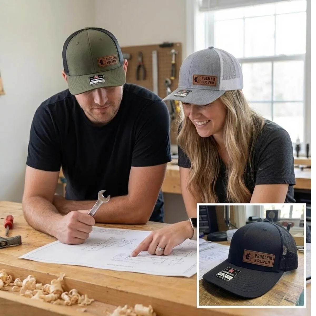 View 3 of Problem Solver Trucker Hat