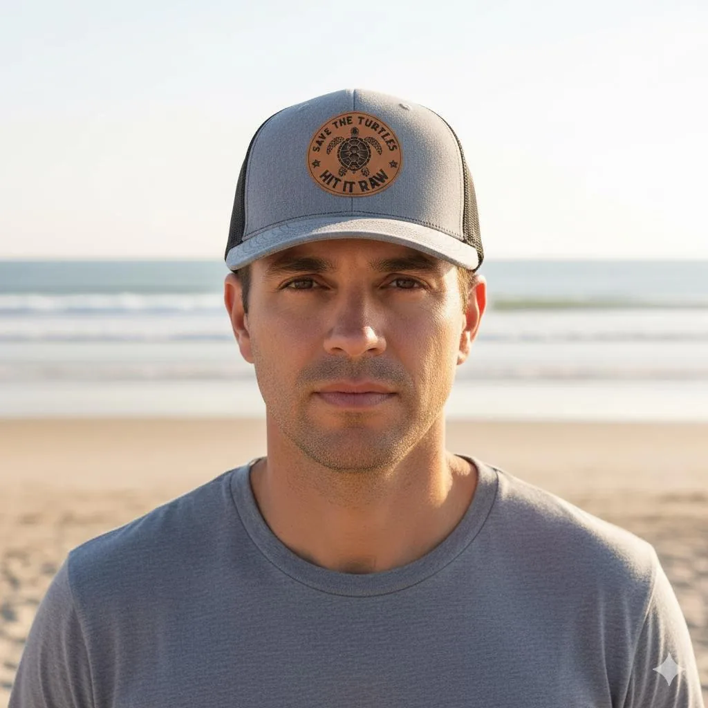 View 2 of Save The Turtles Trucker Hat