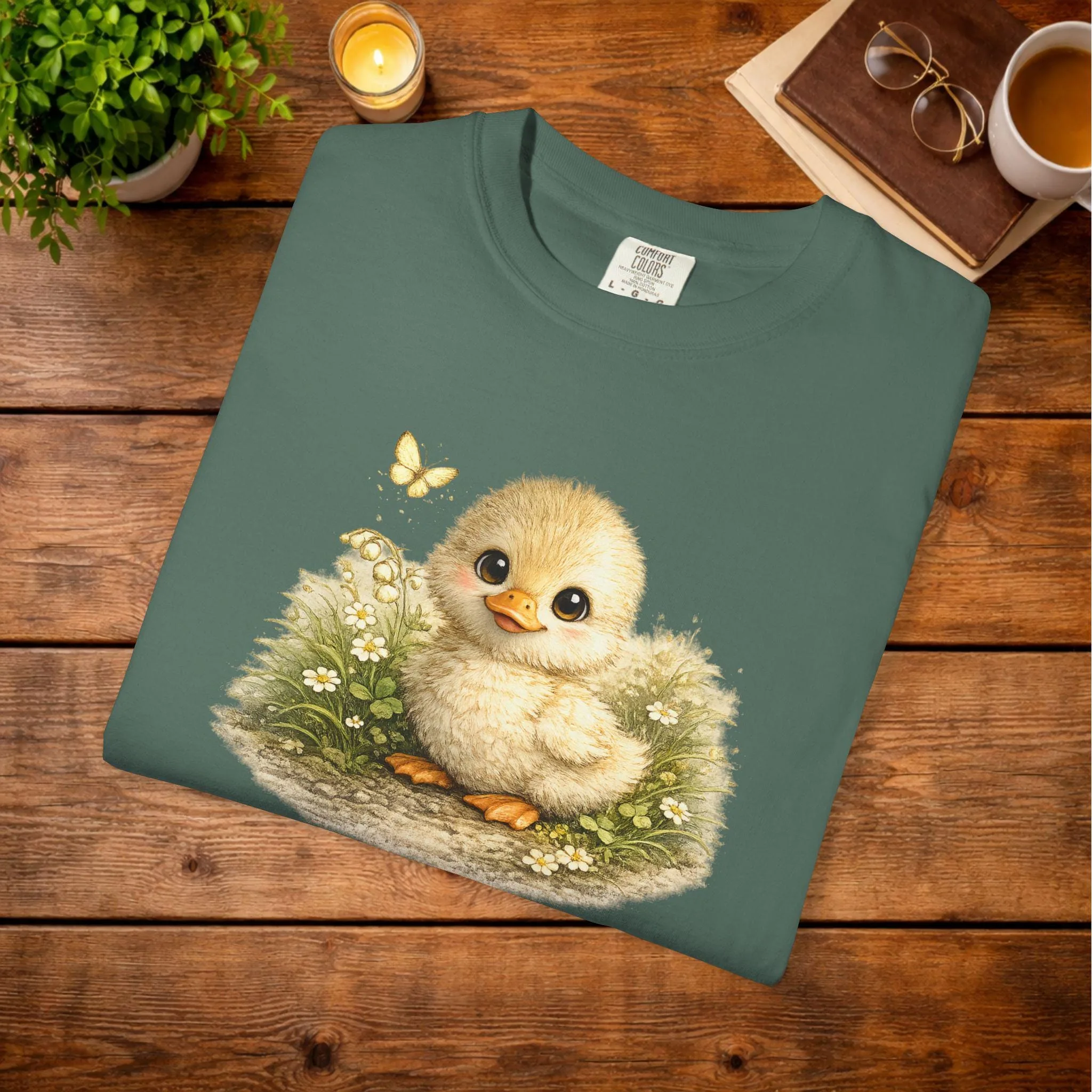 View 5 of Vintage Chick Illustration T-shirt